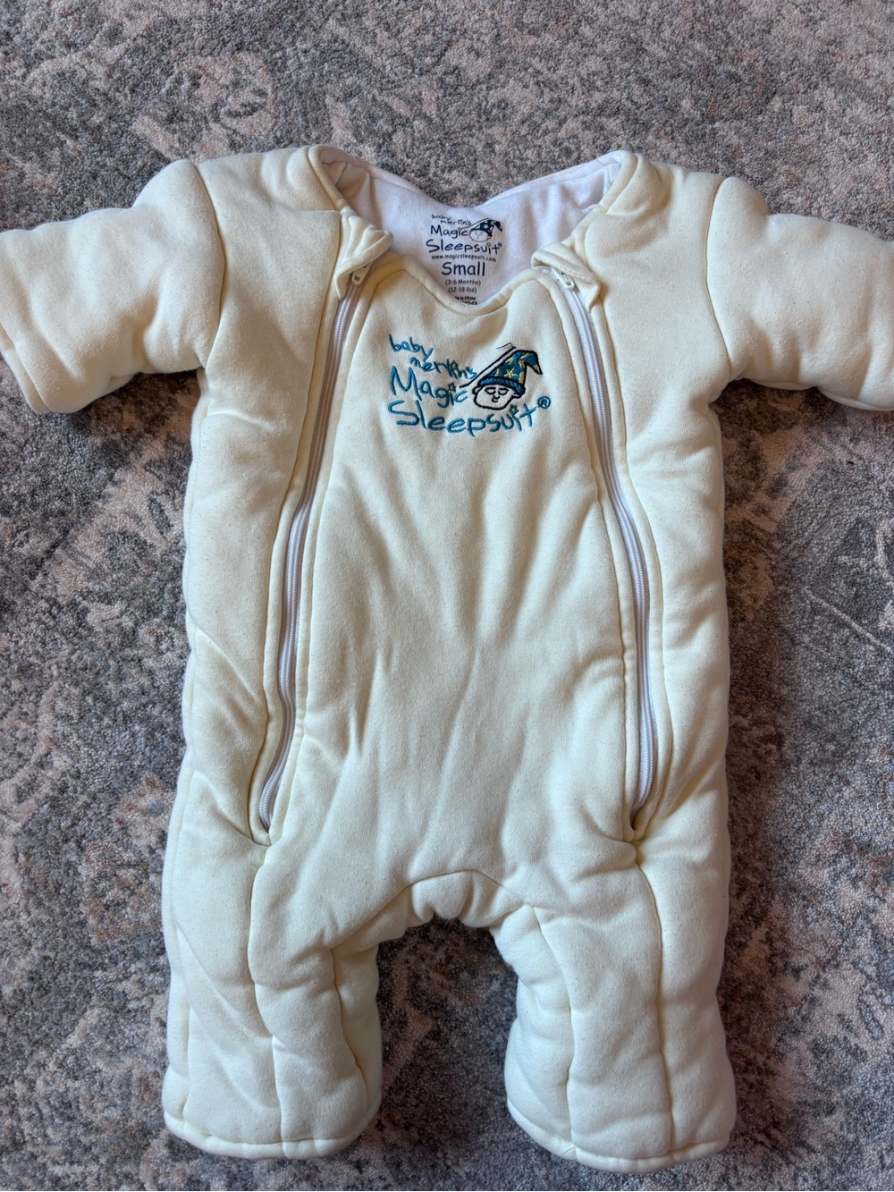 Baby Merlin’s Magic Sleepsuit Yellow Small 3-6 Months